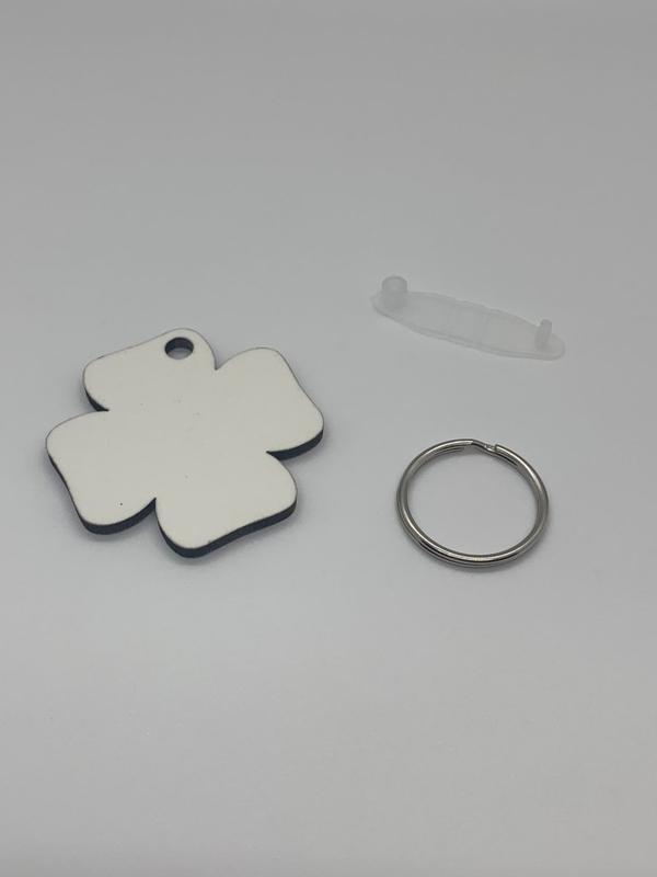 Sublimation Clover Shape Keychain MDF - Inkfinitee Sublimation