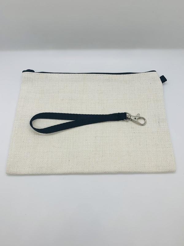 Sublimation Cosmetic Bag Polyester Linen - Inkfinitee Sublimation