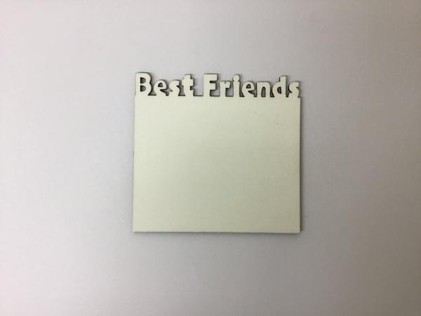 Sublimation Fridge Magnet Best Friends - Inkfinitee Sublimation