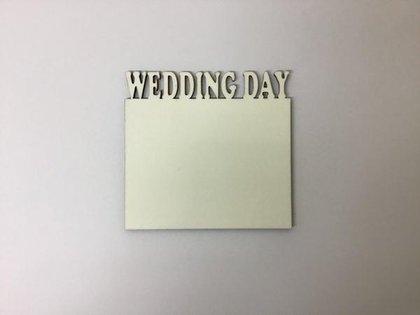 Sublimation Fridge Magnet Wedding Day - Inkfinitee Sublimation