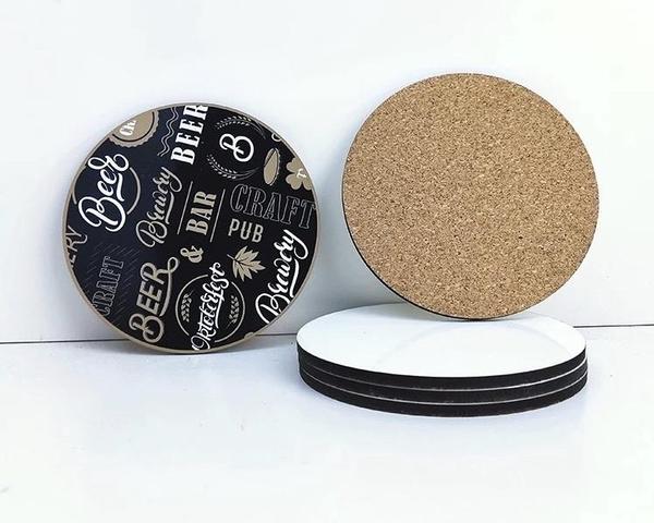 Sublimation House Coaster Round MDF - Inkfinitee Sublimation