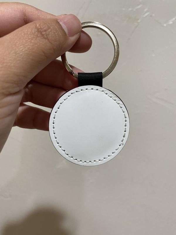 Sublimation Keychain Round PU LEATHER - Inkfinitee Sublimation