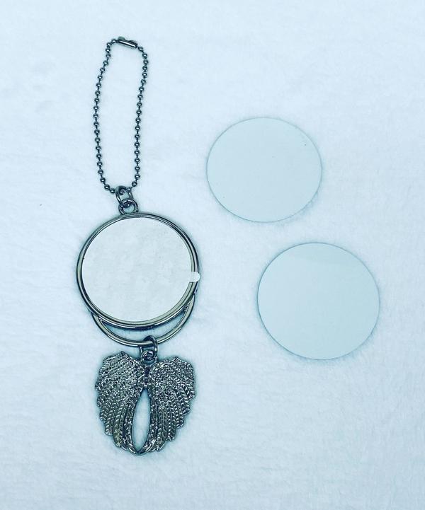 Sublimation Ornament ANGEL WINGS ZINC ALLOY Double-sided - Inkfinitee Sublimation