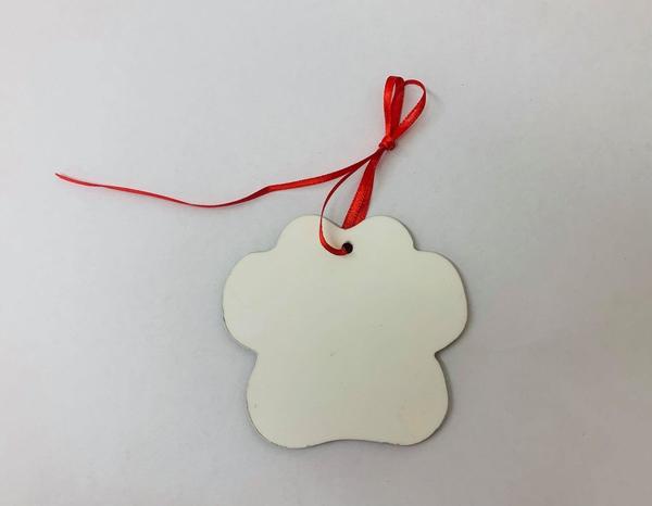Sublimation Ornament Dog Paw MDF - Inkfinitee Sublimation