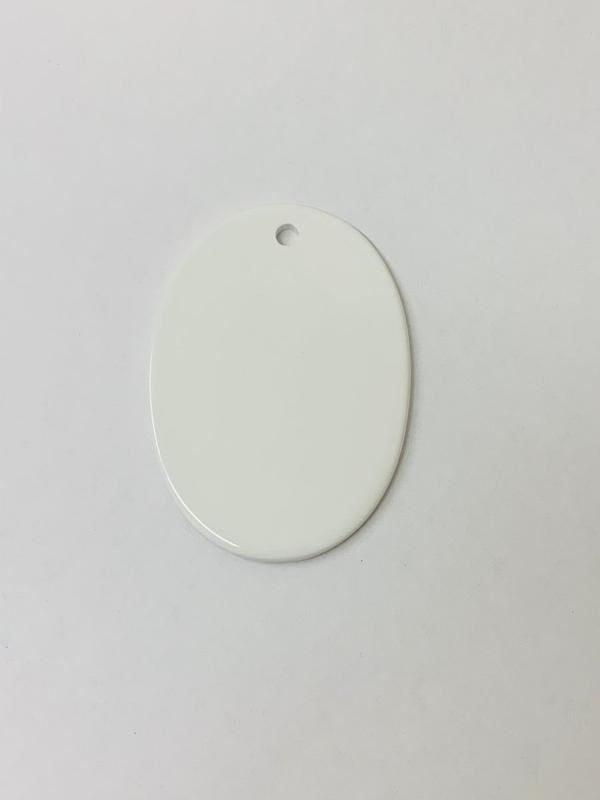 Sublimation Ornament OVAL CERAMIC Double-sided - Inkfinitee Sublimation